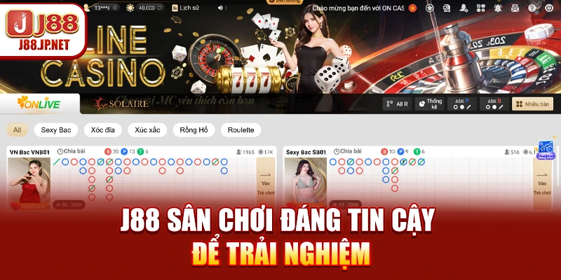 J88 sân chơi đáng tin cậy để trải nghiệm